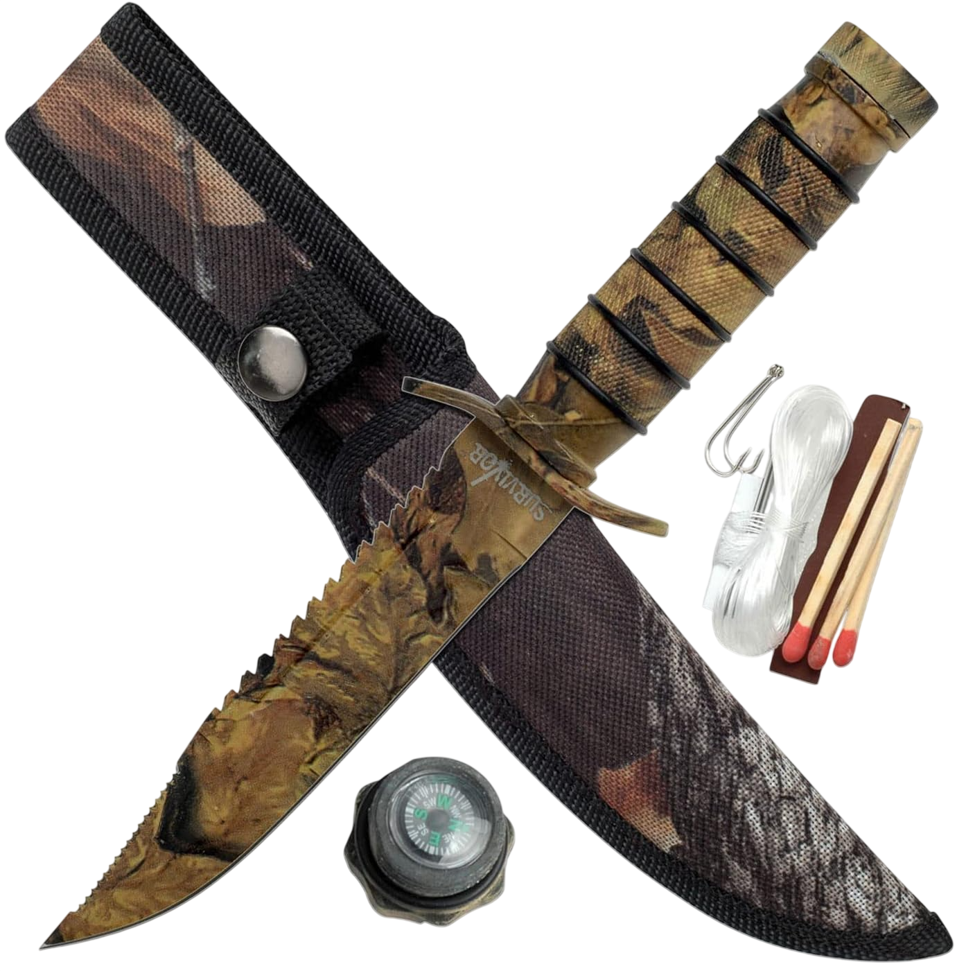 Survivor Knife Fixed Blade Knife – Stainless Steel Blade