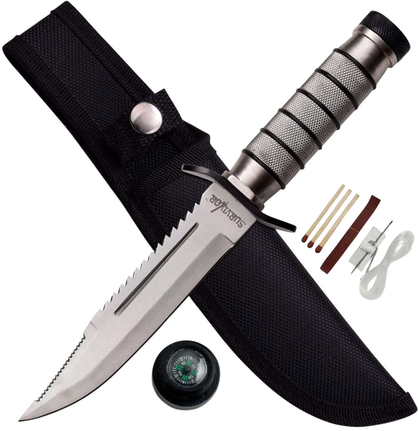 Survivor Knife Fixed Blade Knife – Stainless Steel Blade